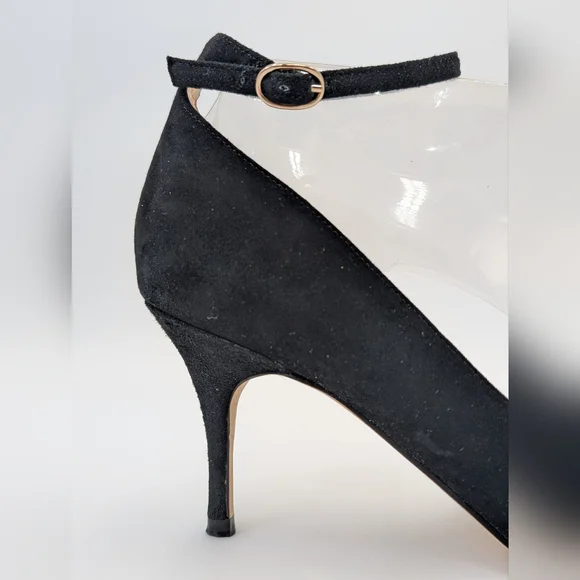 Ivanka Trump Britta D'Orsay Leather Black Women's Suede 3" Heel Size 8.5M /1W-9A - Picture 15 of 17